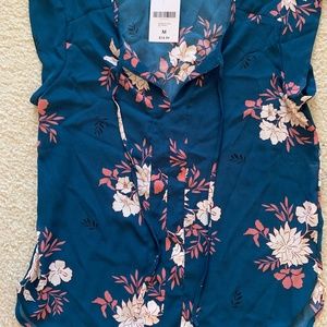 Forever 21 Alice Blue Top